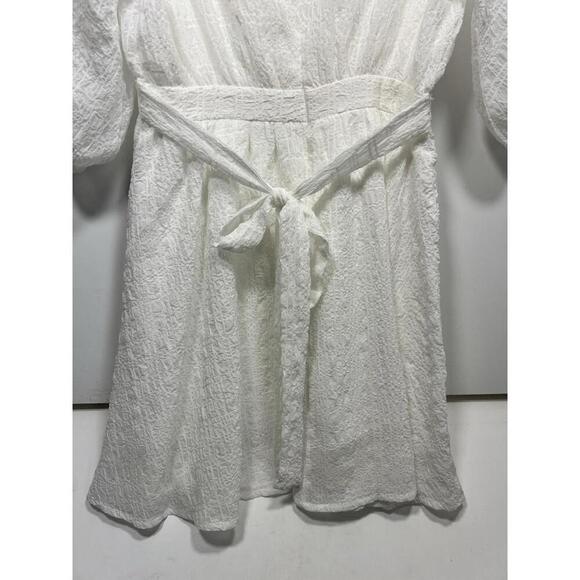 Petal And Pup Dress White Ittai Bridal Quinnie Medium Short - Picture 9 of 9